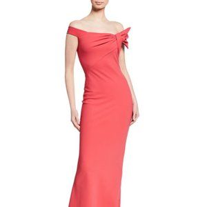 CHIARA BONI LA PETITE ROBE CORAL PINK GOWN DRESS PRE-LOVED